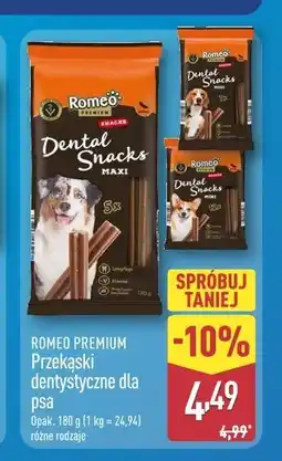 ALDI Przekąski dentystyczne dla psa oferta