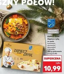 Kaufland Zapiecz rybę w sosie lazurowym z gruszką Family Fish oferta