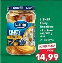 Kaufland Filety śledziowe z kurkami Lisner oferta