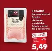 Kaufland Schab wiejski Kabanos oferta