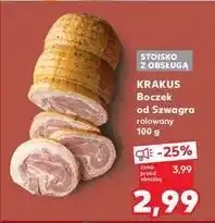 Kaufland Boczek rolowany od szwagra Krakus Animex oferta