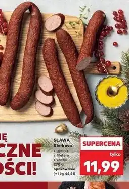 Kaufland Kiełbasa z filetem kaczki Sława oferta
