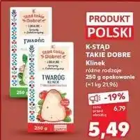 Kaufland Twaróg klinek ze szpinakiem i czosnkiem K-Classic Stąd Takie Dobre! oferta