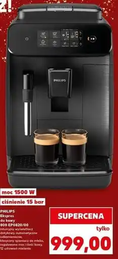 Kaufland Ekspres do kawy 800 EP0820/00 Philips oferta