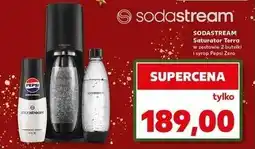 Kaufland Saturator Terra w zestawie 2 butelki i syrop Pepsi Zero Sodastream oferta