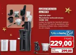 Kaufland Wyciskarka wolnoobrotowa SSJBK 300 Switch On oferta