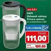 Kaufland Dzbanek szklany Prisma unimax poj. 2,5 l oferta