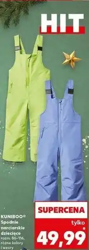 Kaufland Spodnie narciarksie dziecięce rozm. 86-116 Kuniboo oferta