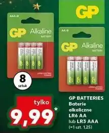 Kaufland Baterie alkaiczne LR6 AA lub LR3 AAA GP Batteries oferta