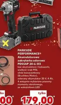 Kaufland Akumulatorowa zakrętarka udarowa PDSSAP 20-LI D3 Parkside Performance oferta