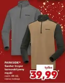 Kaufland Sweter troyer termoaktywny męski rozm. 48-6 Parkside oferta