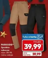 Kaufland Spodnie robocze rozm. 50-58 Parkside oferta
