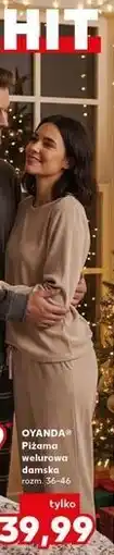 Kaufland Piżama welurowa damska rozm. 36-46 Townland oferta