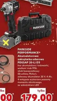 Kaufland Zakrętarka akumulatorowa udarowa 20 v Parkside oferta