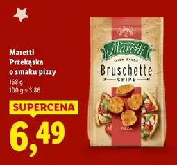 Lidl Chipsy Maretti Przekąska o smaku pizzy Bruschette oferta