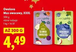 Lidl Mus Owolovo Mus owocowy, XXXL oferta