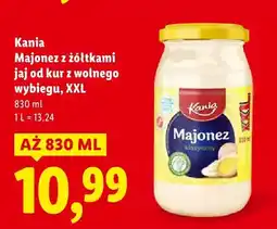 Lidl Majonez Kania Majonez z żółtkami jaj od kur z wolnego wybiegu, XXL oferta