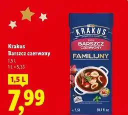 Lidl Barszcz Krakus czerwony oferta