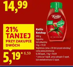 Lidl Ketchup Kotlin różne rodzaje oferta