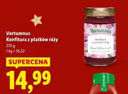 Lidl Konfitura z płatków róży Vortumnus oferta