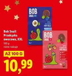 Lidl Przekąska owocowa XXL Bob Snail oferta
