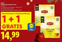 Lidl Lipton Yellow Label, herbata czarna oferta