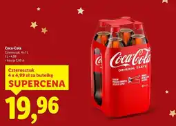Lidl Coca-Cola, 4x1L oferta