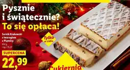 Lidl Sernik Krakowski z twarogiem Piątnicy oferta