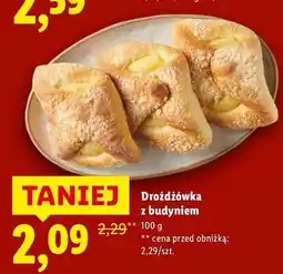 Lidl Drożdżówka z budyniem oferta