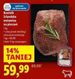 Lidl Irlandzka wołowina na pieczeń oferta
