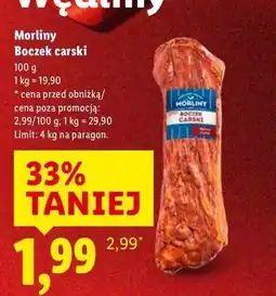 Lidl Boczek carski oferta