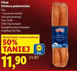 Lidl Kiełbasa podwawelską oferta