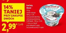 Lidl Łaciaty deser oferta