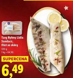 Lidl Sandacz, filet ze skórą oferta