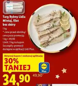 Lidl Mintaj, filet bez skóry oferta