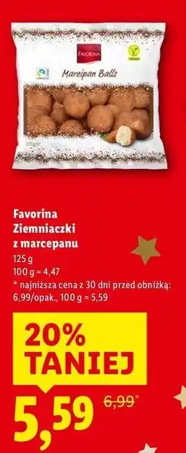 Lidl Ziemniaczki z marcepanem oferta