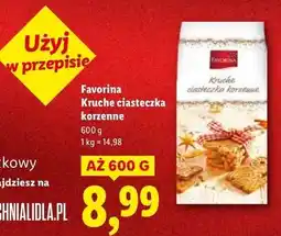 Lidl Kruche ciasteczka korzenne oferta
