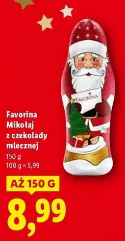 Lidl Mikołaj z czekolady mlecznej oferta