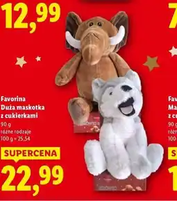 Lidl Duża maskotka z cukierkami oferta