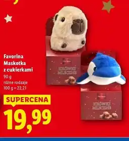 Lidl maskotka z cukierkami oferta
