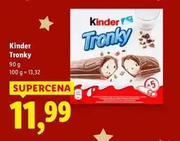 Lidl Kinder Tronky oferta