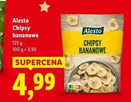Lidl Chipsy bananowe oferta