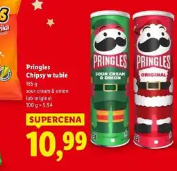 Lidl Pringles Chipsy w tubie oferta