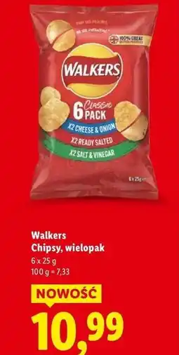 Lidl Walkers Chipsy wielopak oferta