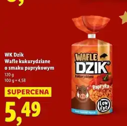 Lidl Wafle kukurydziane o smaku paprykowym oferta