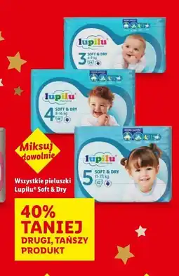Lidl Wszystkie pieluszki Lupilu Soft&Dry oferta