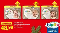 Lidl Lupilu Premium Pieluszki 4, 5 lub 6, jumbo bag oferta