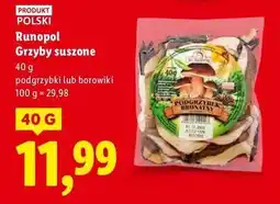 Lidl Grzyby suszone oferta