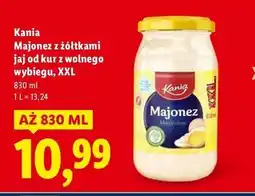 Lidl Majonez z żółtkami z jaj od kur z wolnego wybiegu XXL oferta