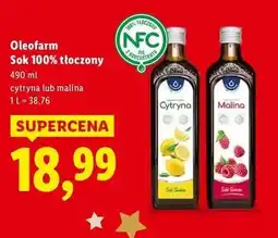 Lidl Oleofarm, sok 100% tłoczony oferta